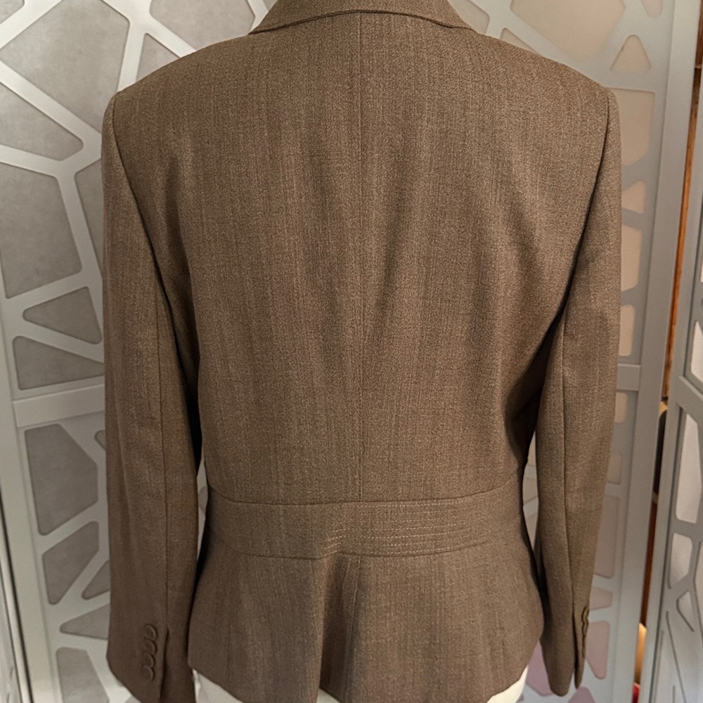 LOFT Brown Two-Button Blazer - image 3